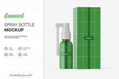 Spray Bottle W/ Kraft Box - 2 Mockup Product Image 3