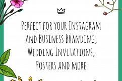 Drawn Flower Patterns and Elements Product Image 18