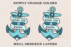 Traditional Anchor Vector Design II Product Image 6