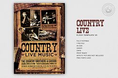 Country Live Flyer Template V3 Product Image 1
