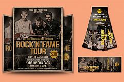 Rock &#039;N&#039; Fame Flyer Ticket Templates Product Image 3