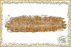 Apricot Peach Glitter Brush Strokes 24 PNG clipart Splashes  Product Image 8