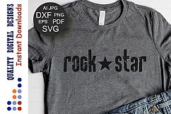 Rock star Svg files Rock 'n' roll svg Rock'n'roll Svg Mom Product Image 1
