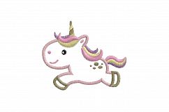 Unicorn Baby Cute Horse Pony Jumping Applique Product Image 3