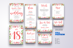 Floral Wedding Invitation Set Vol.7 Product Image 2