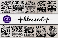 Blessed svg Bundle, Jesus svg, Christian svg, mom svg, svg Product Image 1