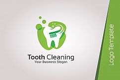 Dental Logo Template - Tooth Cleaning Product Image 2