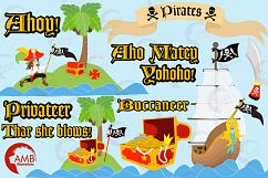 Pirate Island cliparts, Pirate Elements cliparts AMB-176 Product Image 4