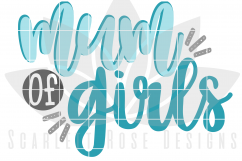 Mum of Girls SVG Product Image 2