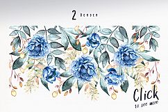 Blue - Floral Watercolor Collection Product Image 9