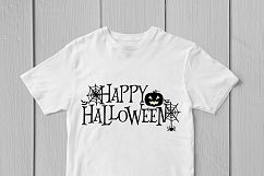 Happy Halloween - Halloween SVG EPS DXF PNG Cutting Files Product Image 2