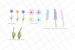 Watercolor Floral Bouquet, Flowers &amp; Leaves Kit Product Image 12