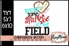 Bringin Some Sparkle To The Field - Football Embroidery Product Image 1