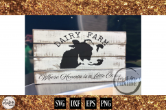 Dairy Farm Cow Sign Product Image 2
