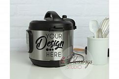 Instant Pot Mockup Photo Instapot Decal Mock up Template Product Image 3