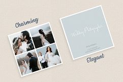 Square Polaroid Wedding Photographer Business Card Product Image 4