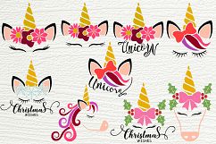 Unicorn | BUNDLE - 9 Designs | SVG DXF EPS PNG Product Image 2