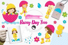 Rainy Day Fun graphics and illustrations Product Image 1