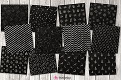 Chalkboard Christmas Digital Paper Product Image 2