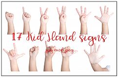 17 kids Hand Signs Product Image 1