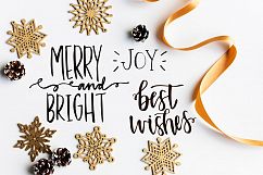 40 Christmas Photo Overlays + FREE symbols font Product Image 6