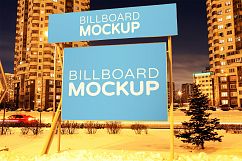 Billboards Mockups in Winter Product Image 3
