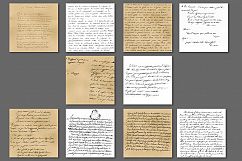 Old Handwriting Digital Paper Product Image 5