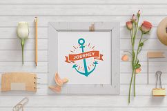 63 SUMMER VINTAGE BADGE &amp; RIBBON Product Image 8