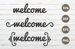 Welcome svg, welcome sign svg, welcome home svg, southern Product Image 1