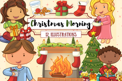 Christmas Morning Clip Art Collection Product Image 1