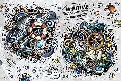 Nautical Cartoon Doodle Big Pack Product Image 6