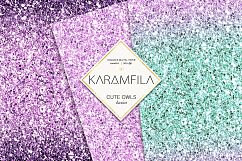 Cute Owls Glitter Patterns Product Image 4