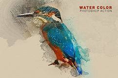 Water Color Photoshop Action Product Image 3