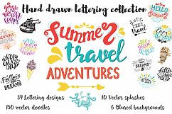 Handwritten travel &amp; summer lettering Product Image 2