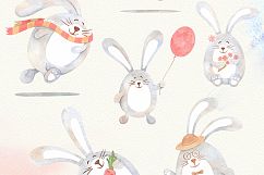 Watercolor Rabbits Collection Product Image 2