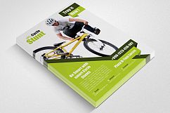 Bicycle Racing Competitions Flyer Poster Template Product Image 2