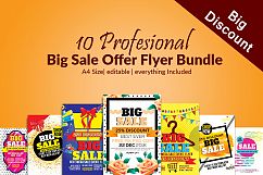 10 Big Sale Offer Promotion Flyers Bundles Product Image 1