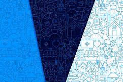 Pet Vet Line Tile Patterns Product Image 2