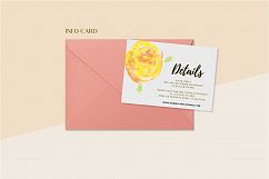 Floral Wedding Invitation Set Product Image 2