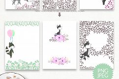 Delicate watercolor Racoon Product Image 4