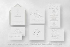 Elegant Floral Wedding Invitation Suite Product Image 6