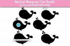 Nautical SVG Bundle, Nautical Monogram SVG Bundle, Nautical Svg. Product Image 2