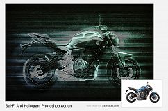 Sci-Fi And Hologram Photoshop Action Product Image 9