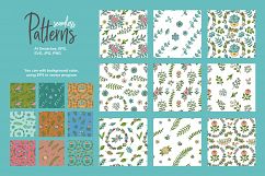 HUGE - Hand Drawn Floral Vectors and Patterns Product Image 3