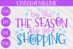 &#039;Tis the Season to Go Shopping Black Friday Funny Shirt SVG Product Image 1