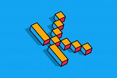 Isometric Alphabets Product Image 13