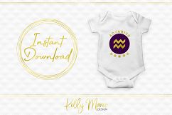 Aquarius Zodiac SVG File Product Image 3