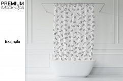 Bath Curtain Mockup Pack Product Image 8