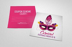 Mardi Gras Carnival Party Event Postcard Product Image 1