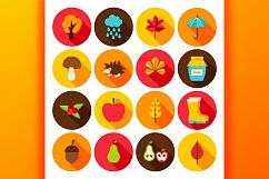 Autumn Flat Icons Product Image 4